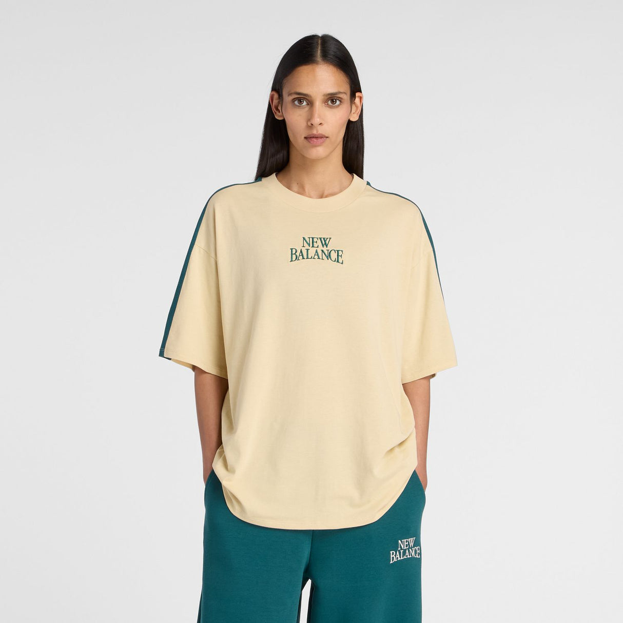 New Balance Women's Trackside Oversized T-Shirt-2