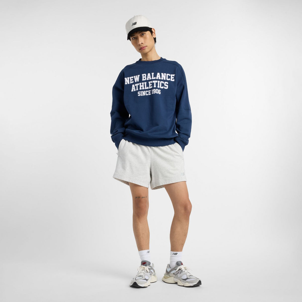 New Balance Men's Varsity French Terry Graphic Crew-1