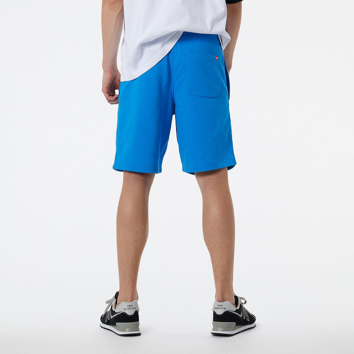 New Balance Men's Essentials Stacked Logo Shorts-3