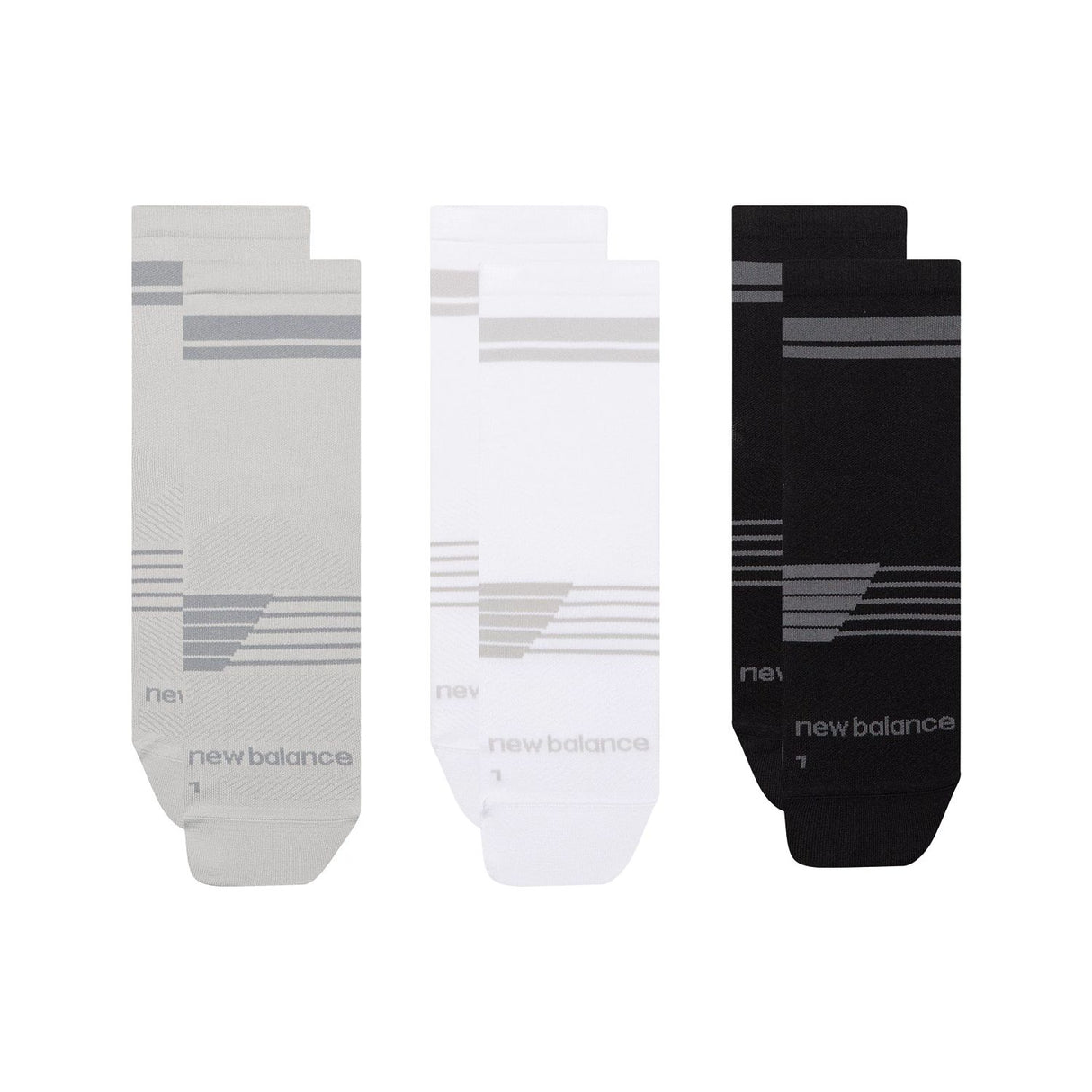 New Balance Pro Running Quarter Socks 3 Pack-2