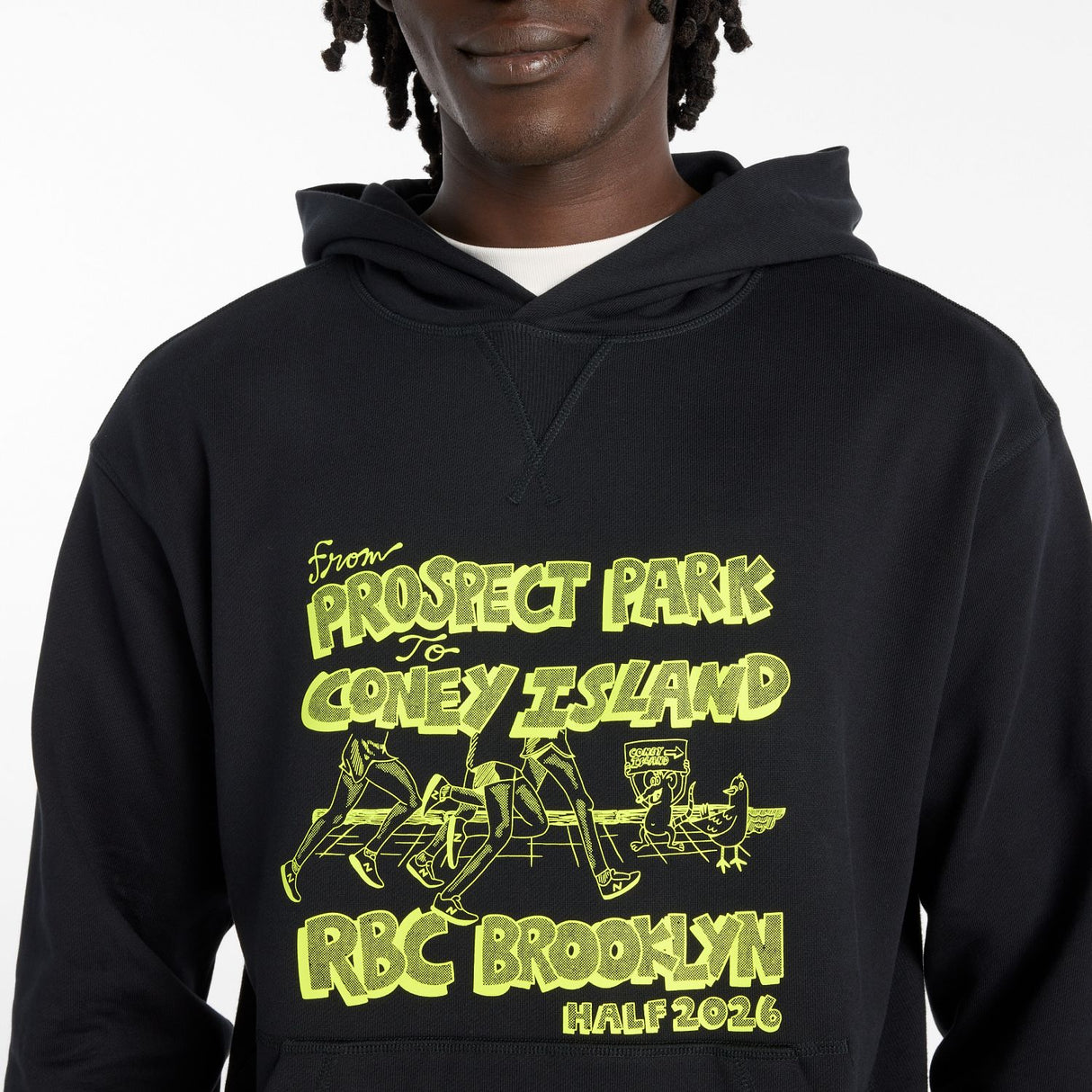 New Balance Men's RBC Brooklyn Half Graphic Athletics Hoodie-4