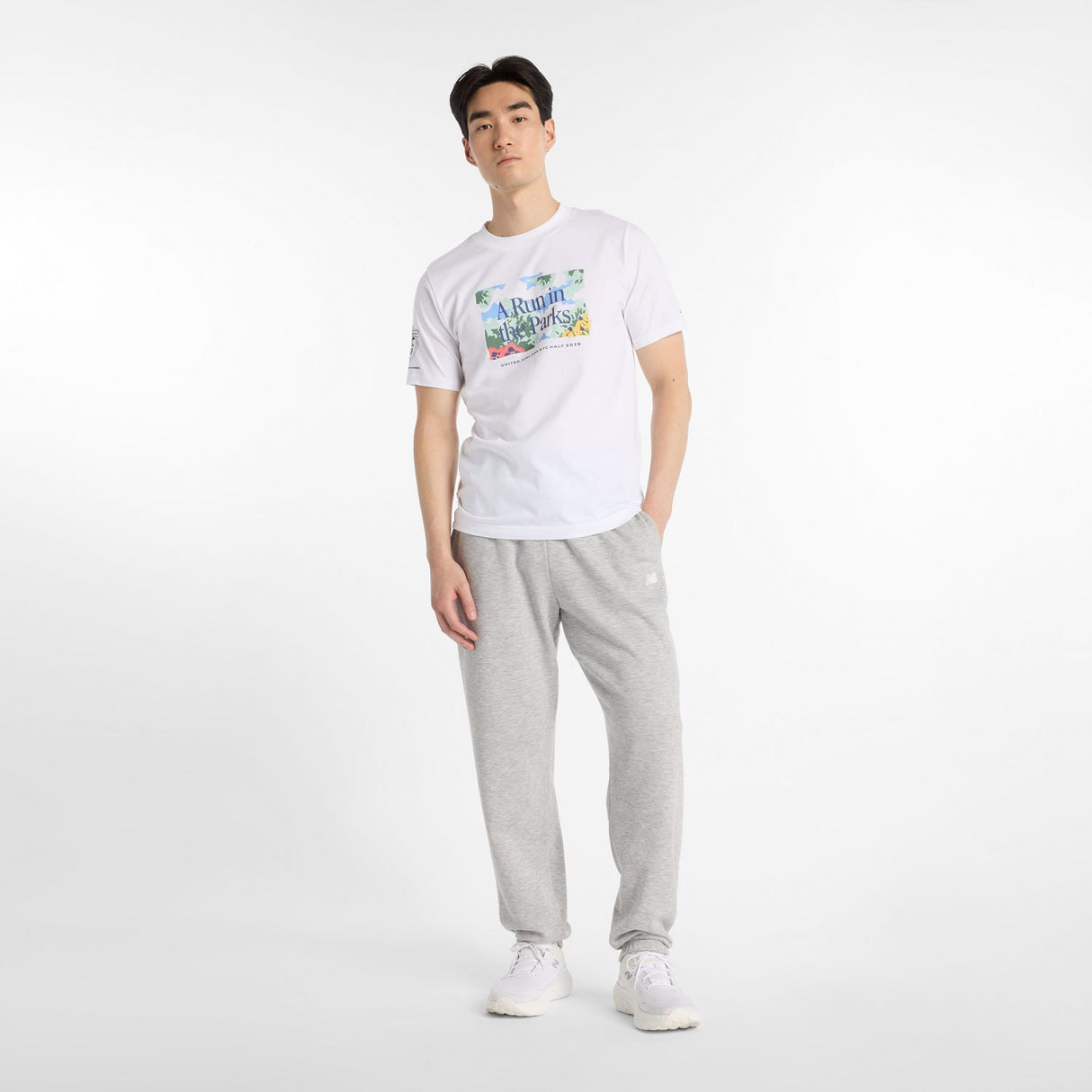New Balance Men's United Airlines NYC Half Graphic T-Shirt-8