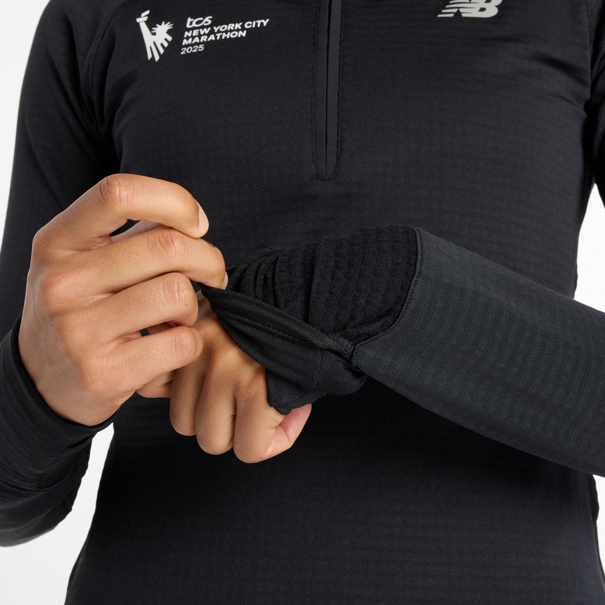 New Balance Women's NYC Marathon Athletics Heat Grid 1/2 Zip-6
