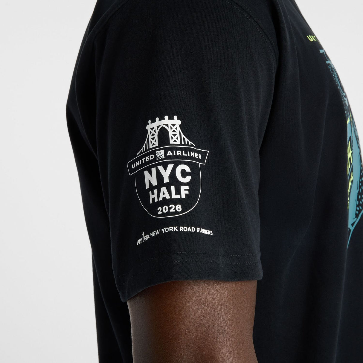 New Balance Men's United Airlines NYC Half Graphic T-Shirt - Run United-5