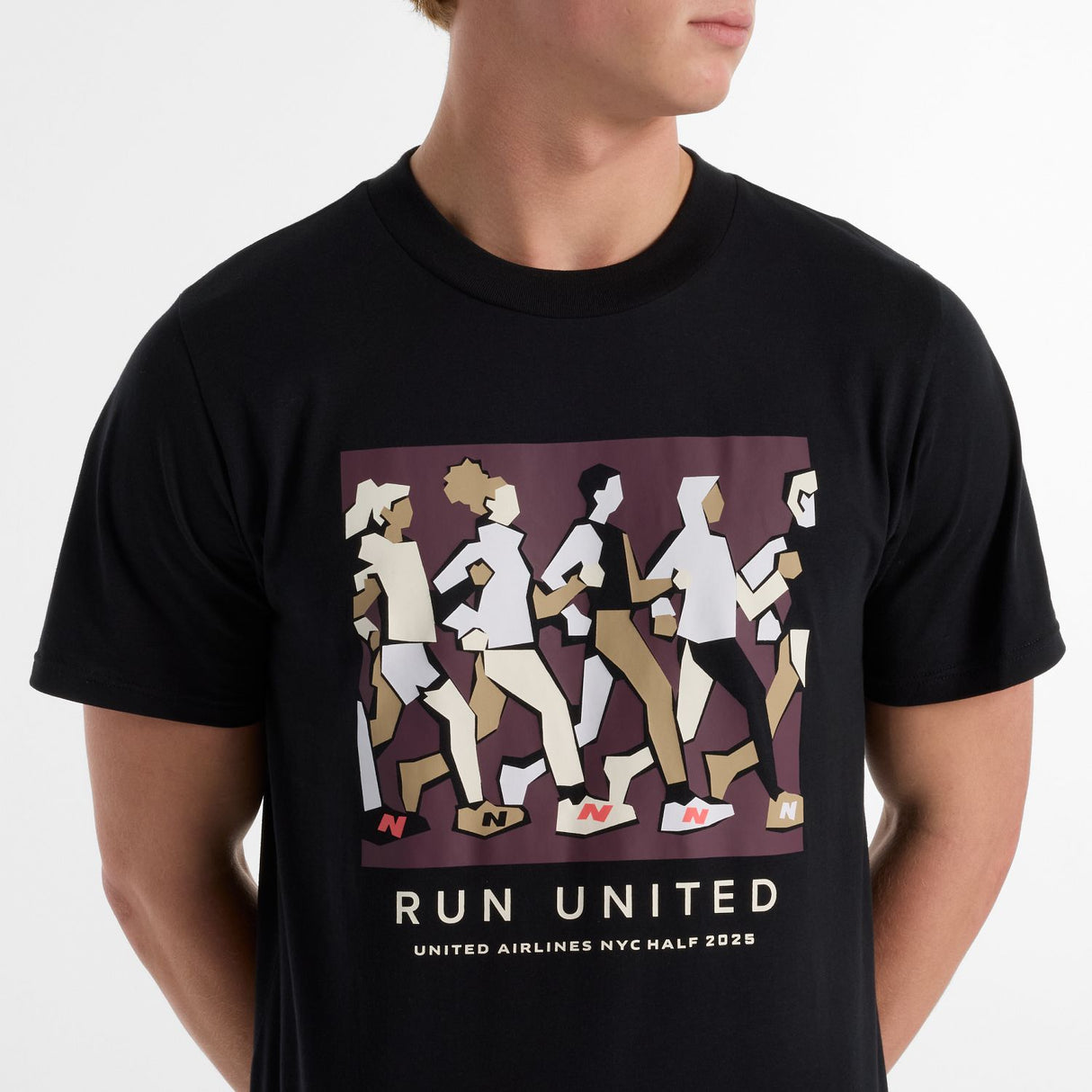 New Balance Men's United Airlines NYC Half Graphic T-Shirt-5