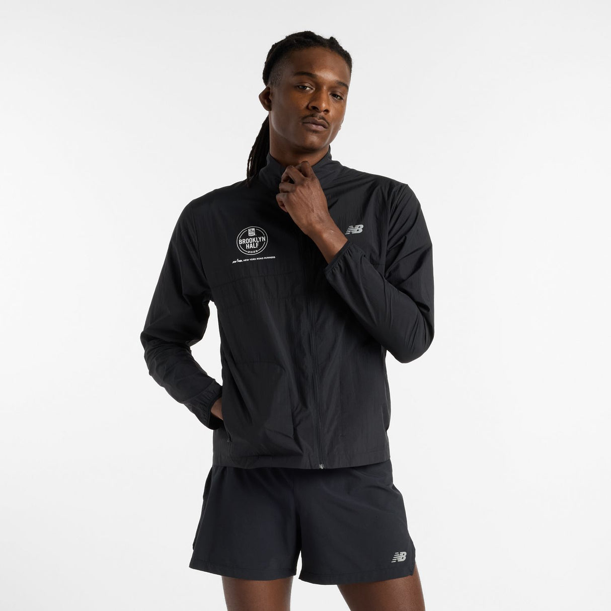 New Balance Men's RBC Brooklyn Half Athletics Packable Jacket-3