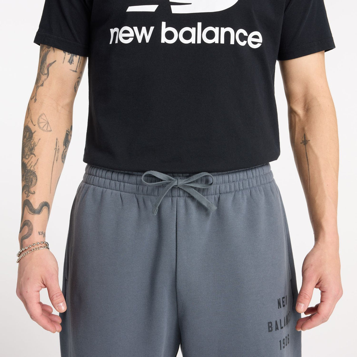 New Balance Men's Iconic Collegiate Fleece Joggers-5