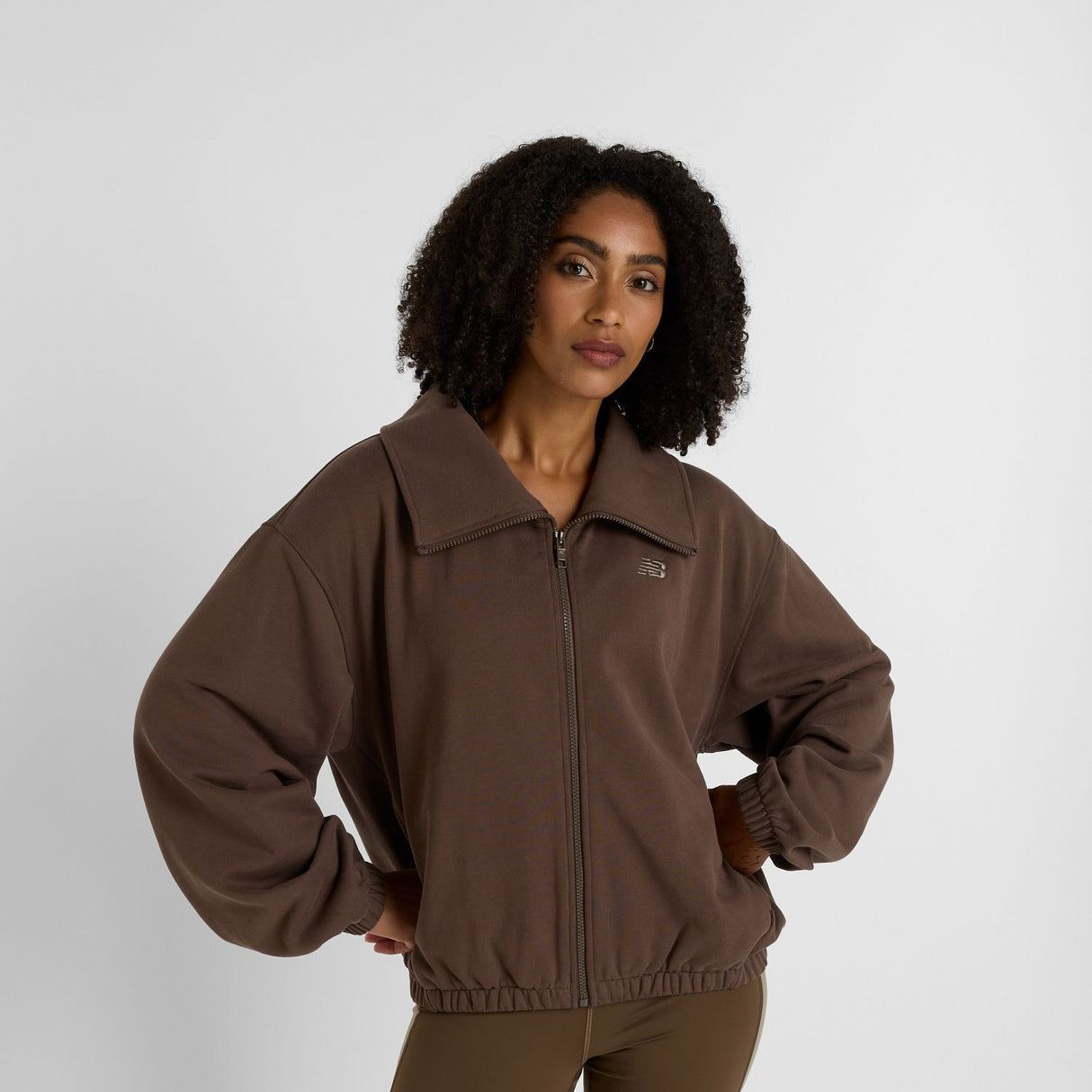 New Balance Women's French Terry Full-Zip-2