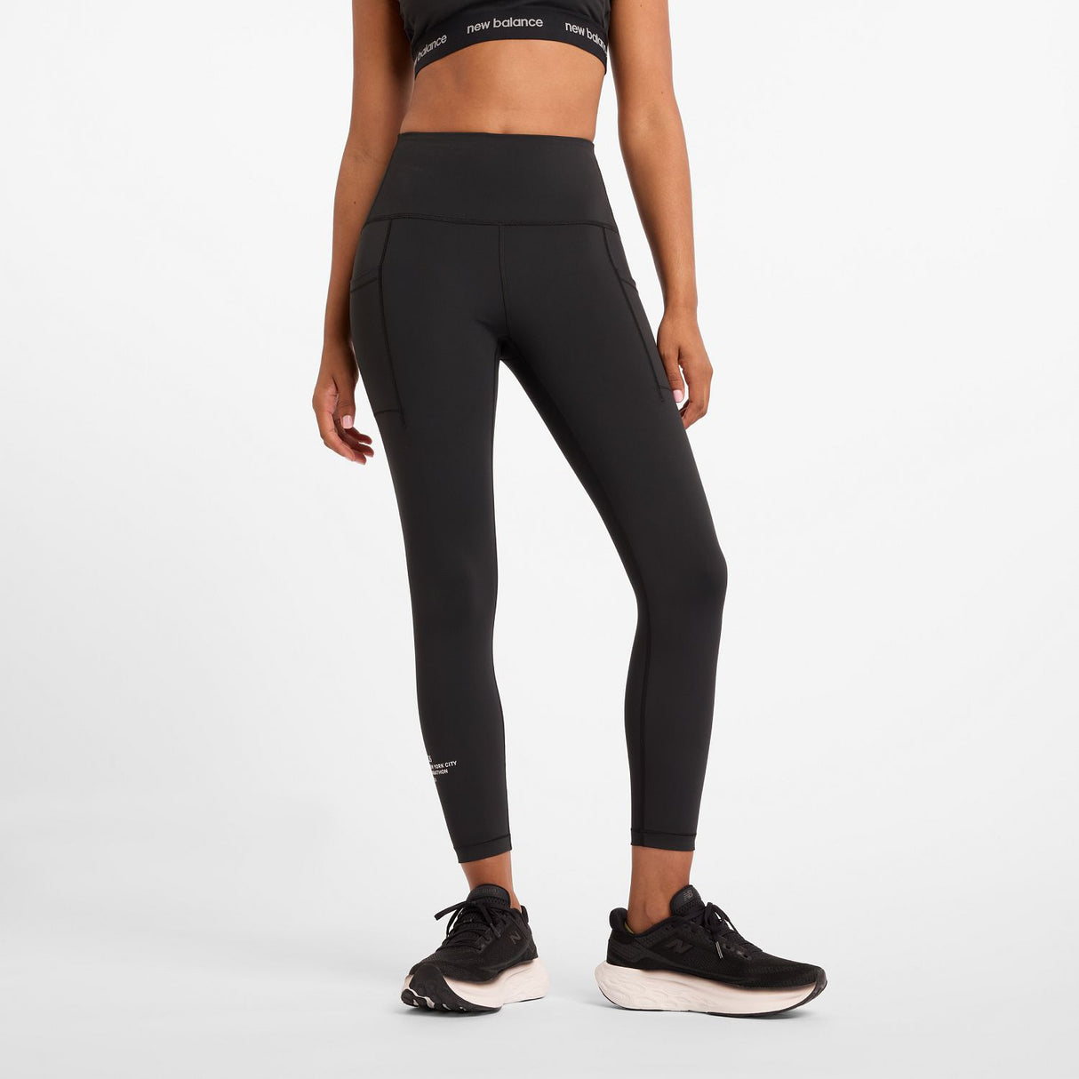 New Balance Women's NYC Marathon NB Sleek High Rise Leggings 23-3