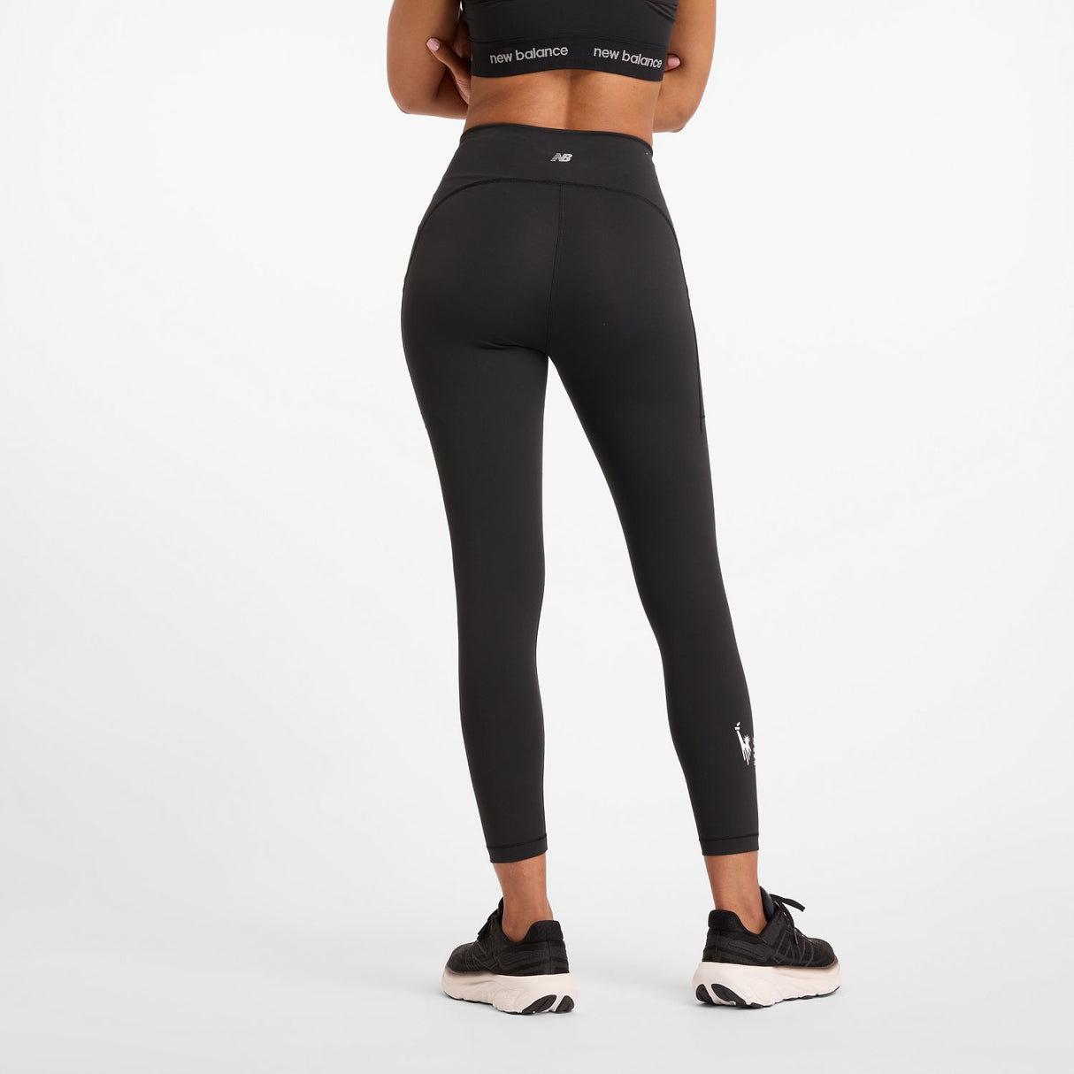 New Balance Women's NYC Marathon NB Sleek High Rise Leggings 23-5