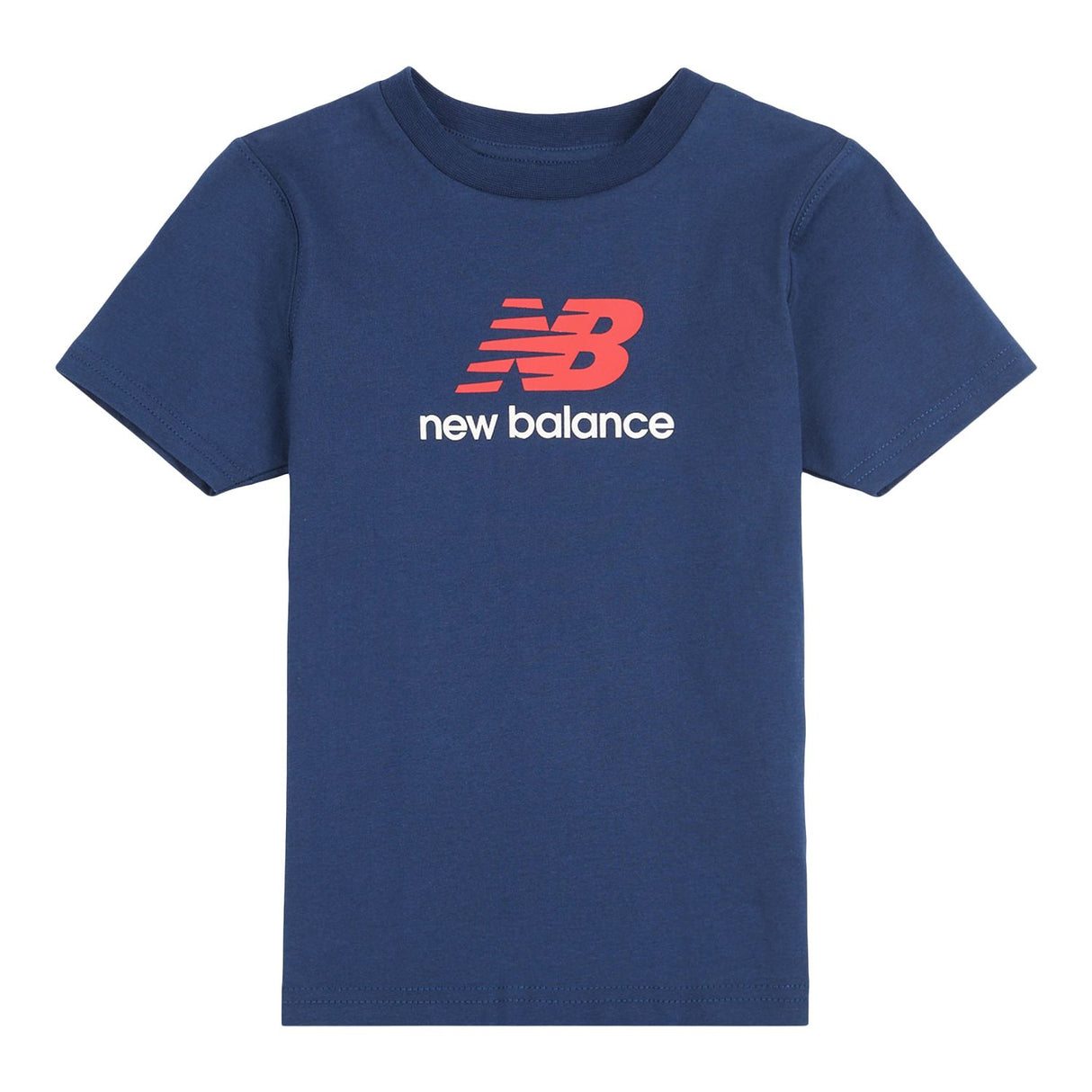 New Balance Boys' Jersey Stacked Logo T-Shirt-1
