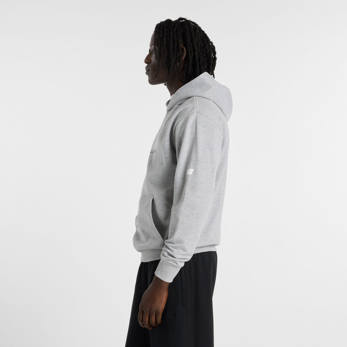 New Balance Men's United Airline NYC Half Slogan Hoodie-2