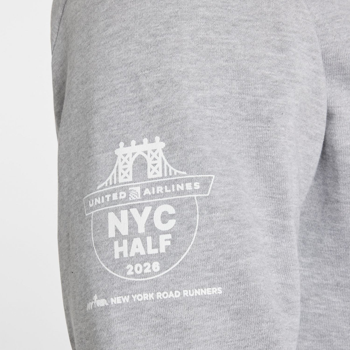 New Balance Men's United Airline NYC Half Slogan Hoodie-5