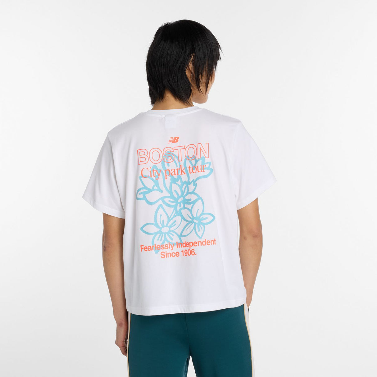 New Balance Women's Boston City Run Relaxed T-Shirt-4