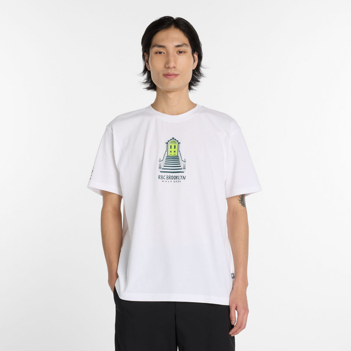 New Balance Men's RBC Brooklyn Half Graphic T-Shirt - Stoop-1