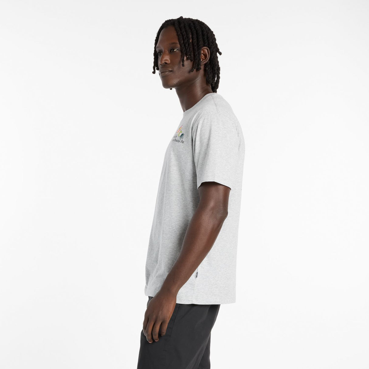 New Balance Men's RBC Brooklyn Half Graphic T-Shirt - Flowers-2