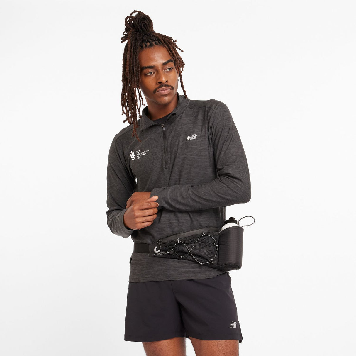New Balance Men's NYC Marathon Space Dye 1/4 Zip-2