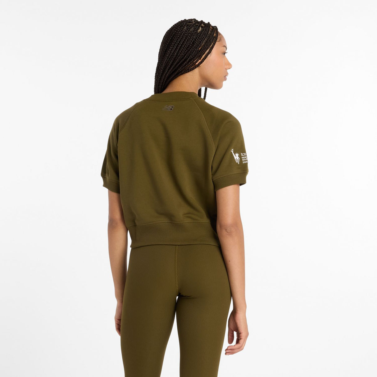New Balance Women's NYC Marathon French Terry T-Shirt-3