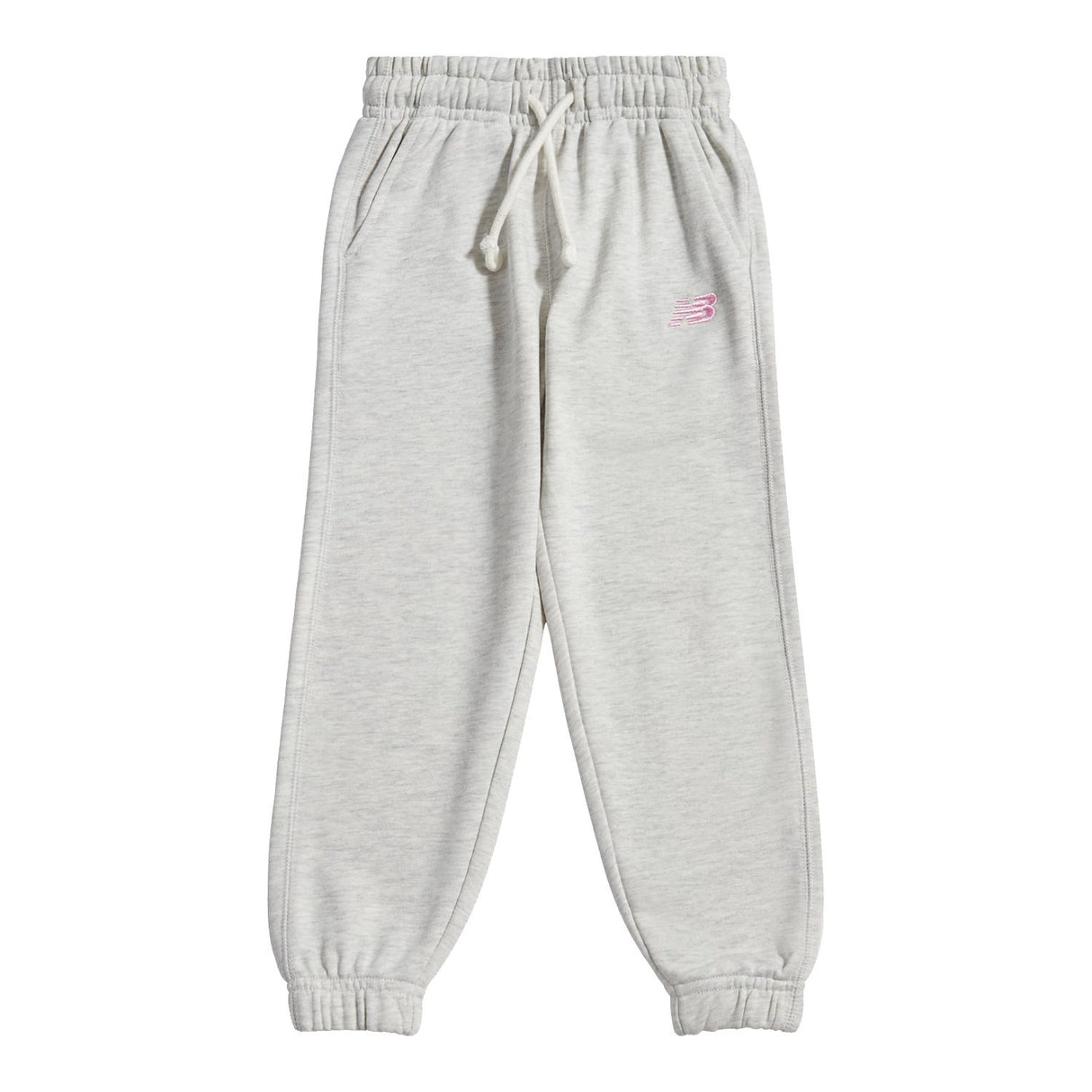New Balance Girls' French Terry Small Logo Joggers-1