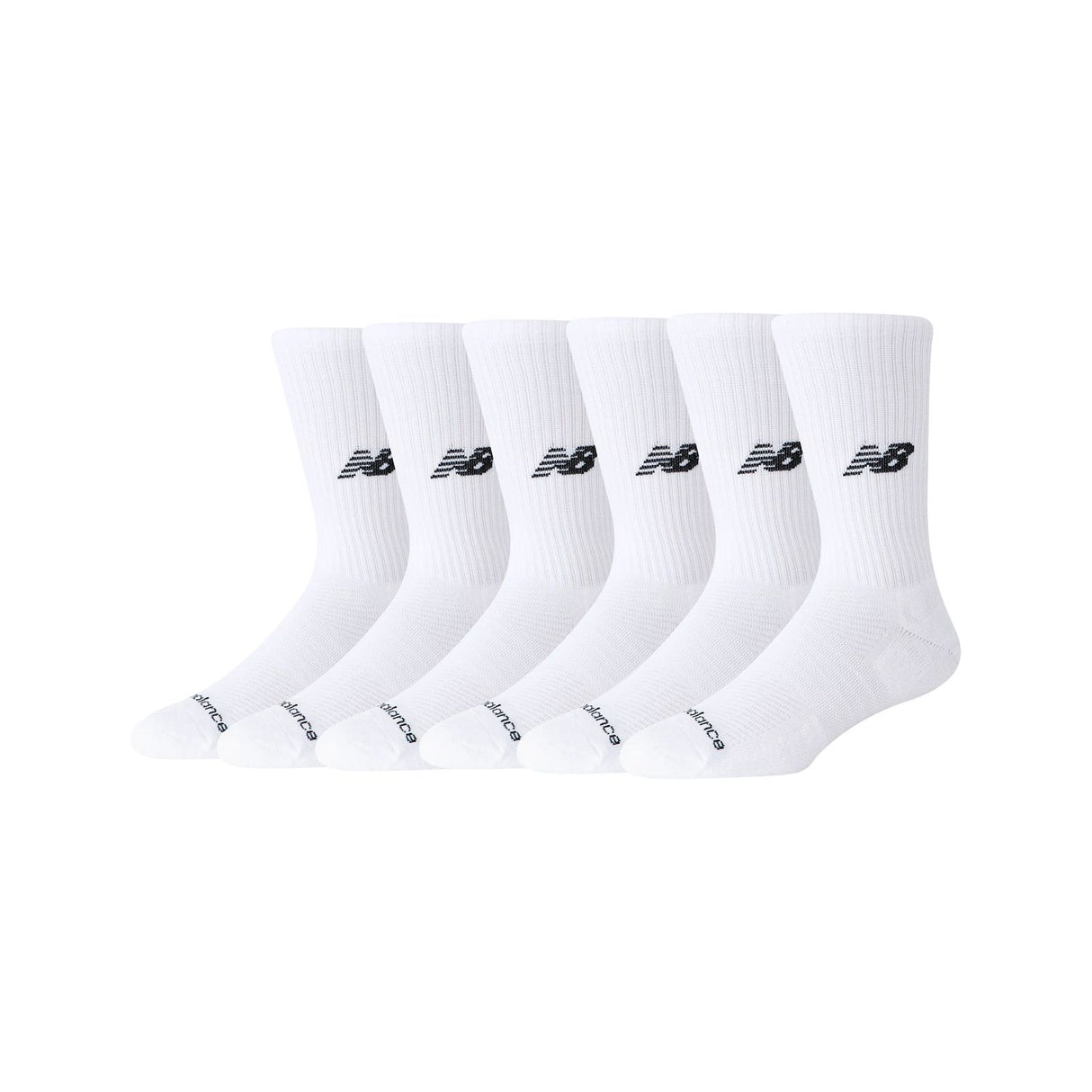 New Balance Daily Essentials Cushion Crew Socks 6 Pack-1