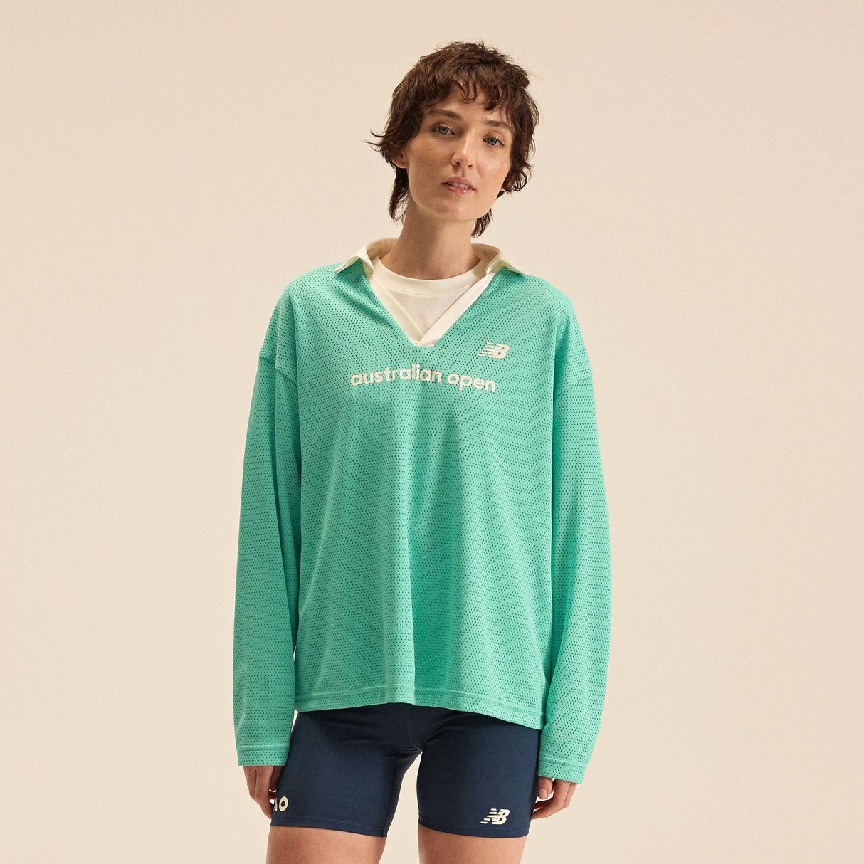 New Balance Women's Australian Open Mesh Tennis Jersey-3