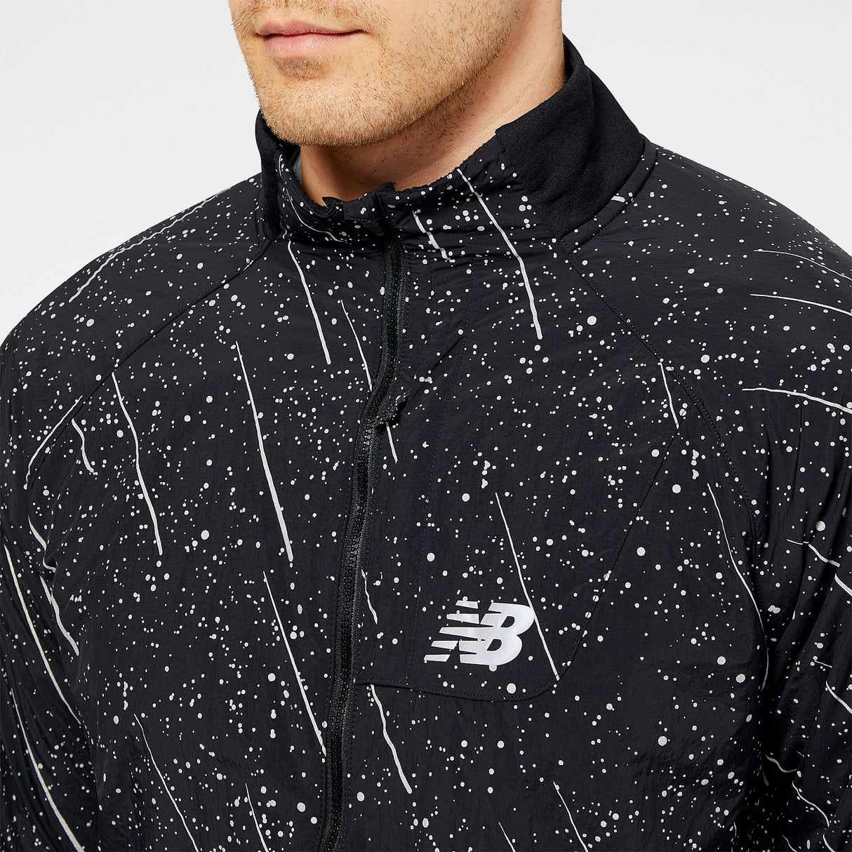 New Balance Men's Reflective NB Heat Grid Jacket-5