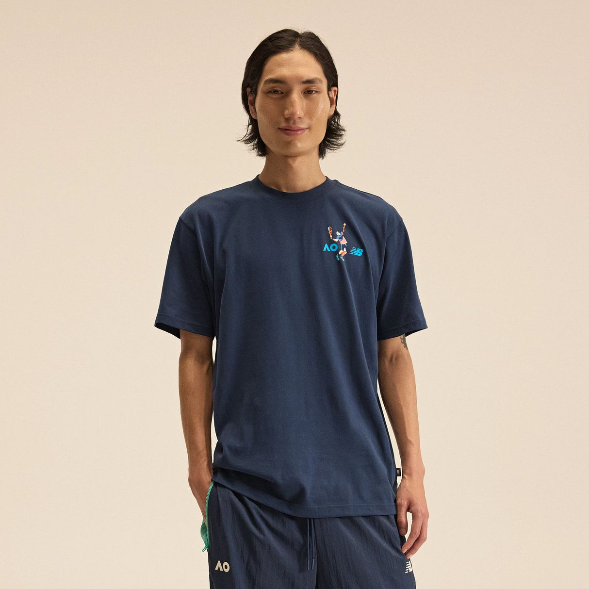 New Balance Men's Australian Open Flexibility Graphic T-Shirt-3