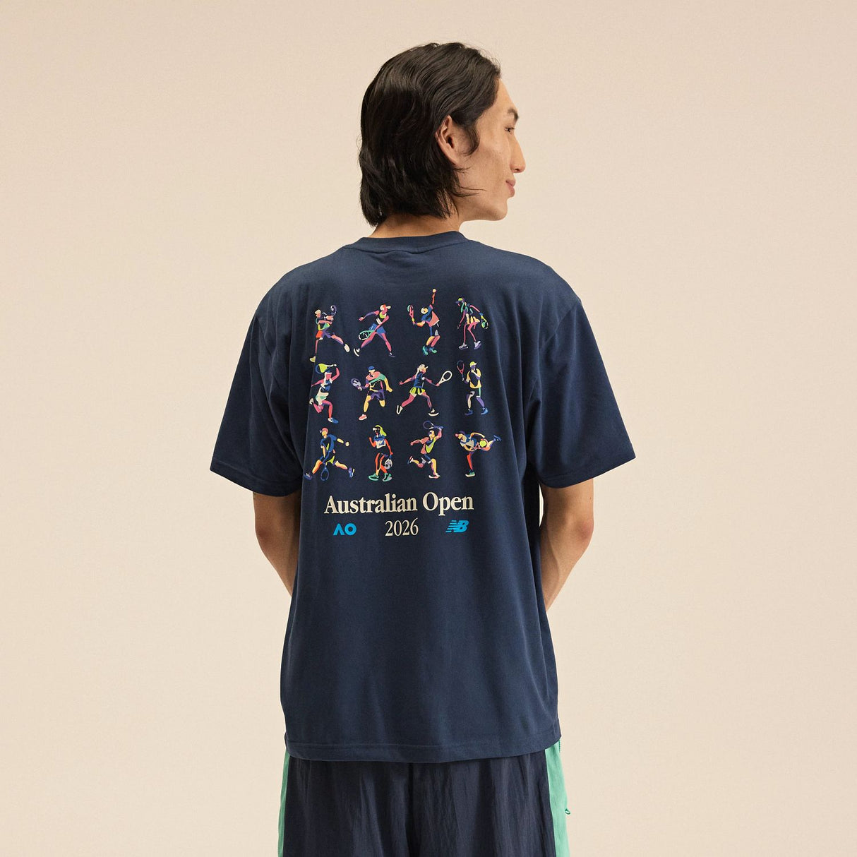New Balance Men's Australian Open Flexibility Graphic T-Shirt-5
