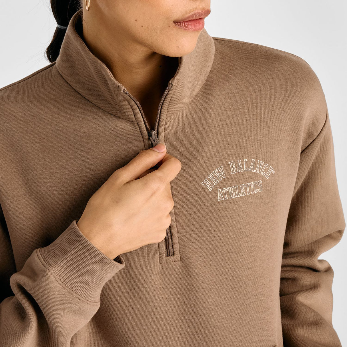 New Balance Women's Graphic Quarter Zip-4