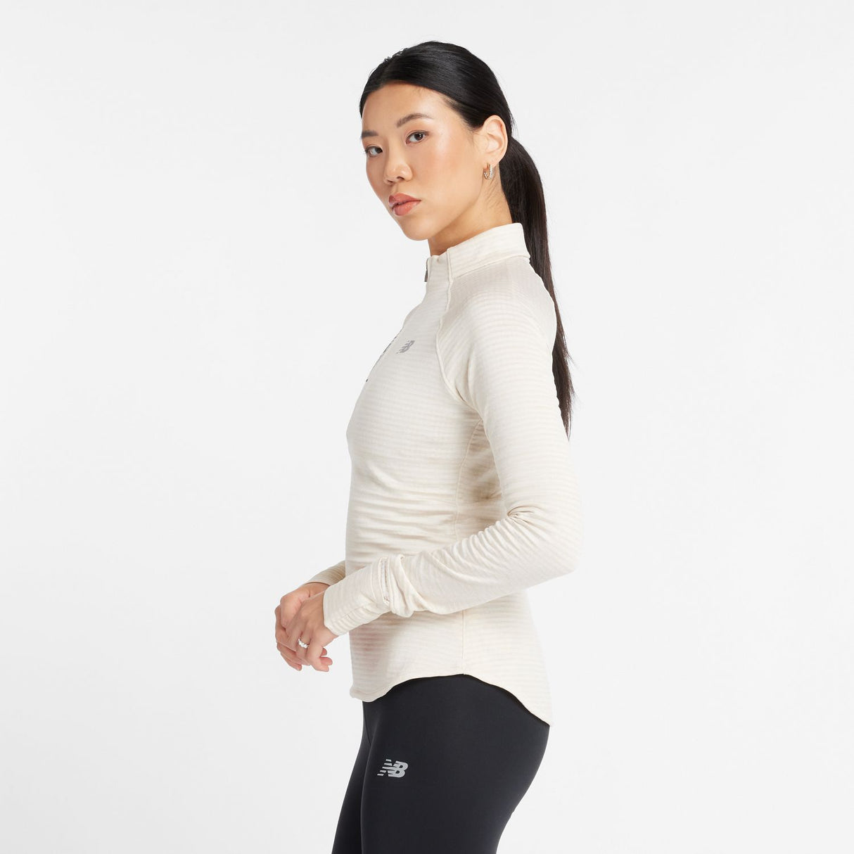 New Balance Women's United Airlines Half Heat Grid Half Zip-4