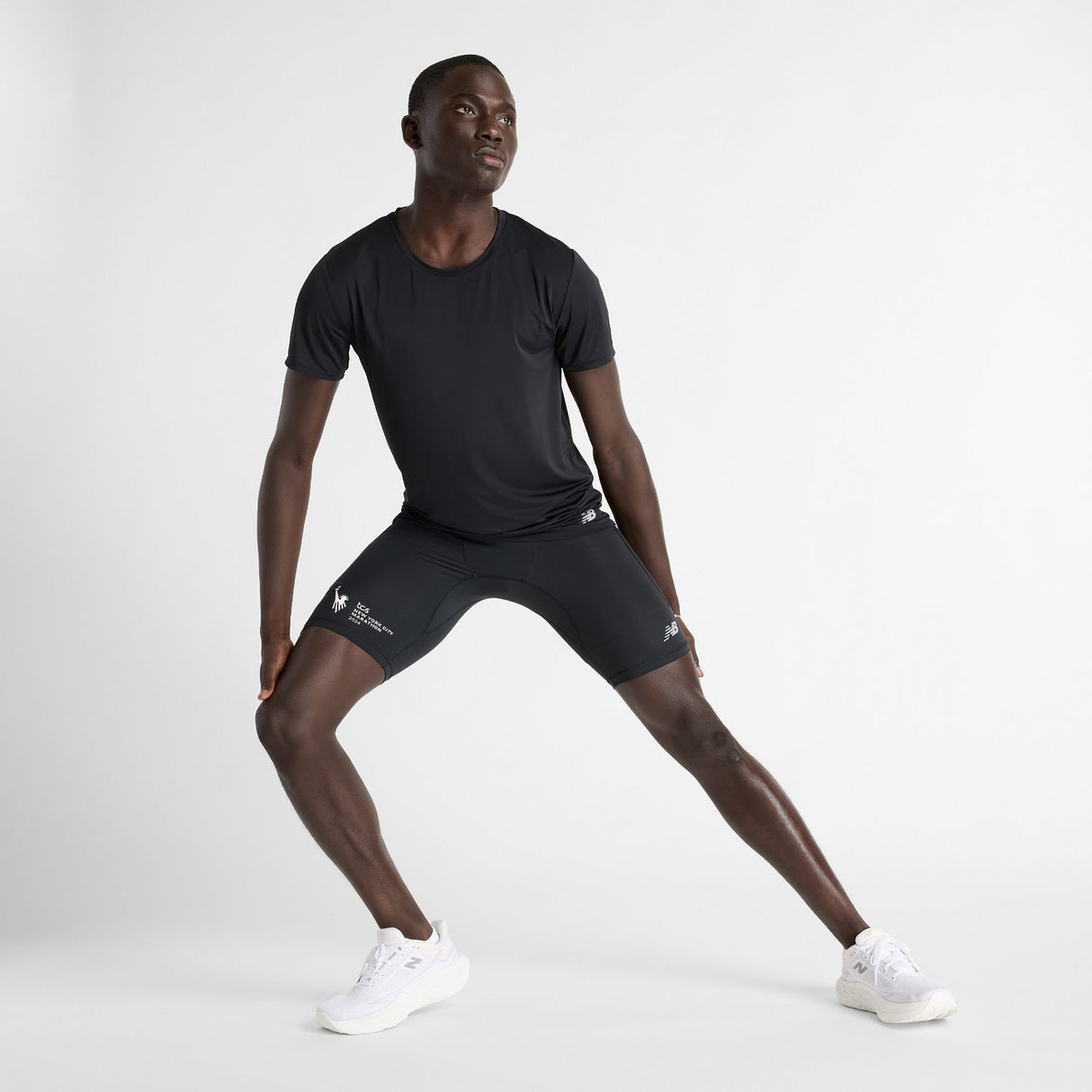New Balance Men's NYC Marathon NB Sleek Half Tights 9-2