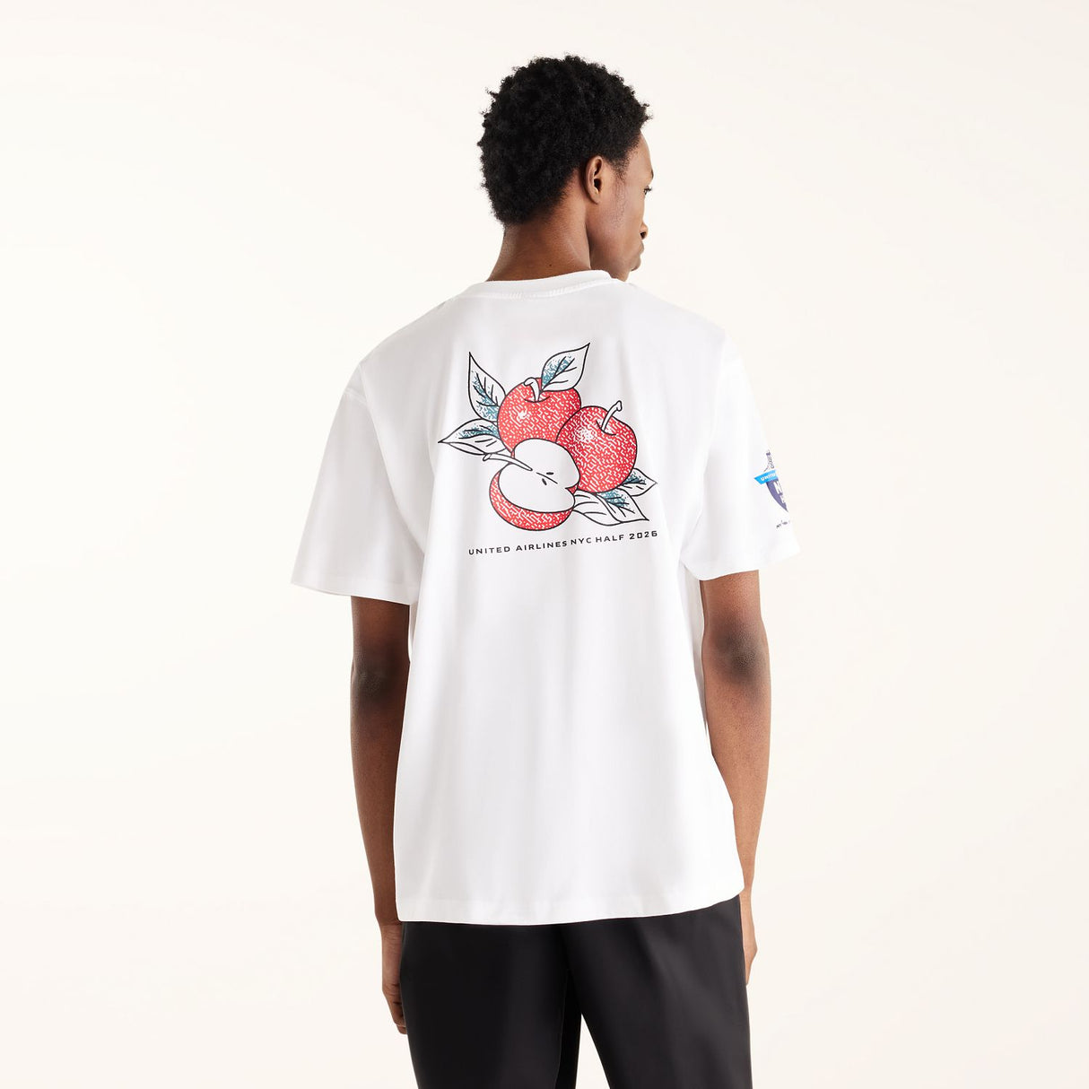 New Balance Men's United Airlines NYC Half Graphic T-Shirt - Apple-2