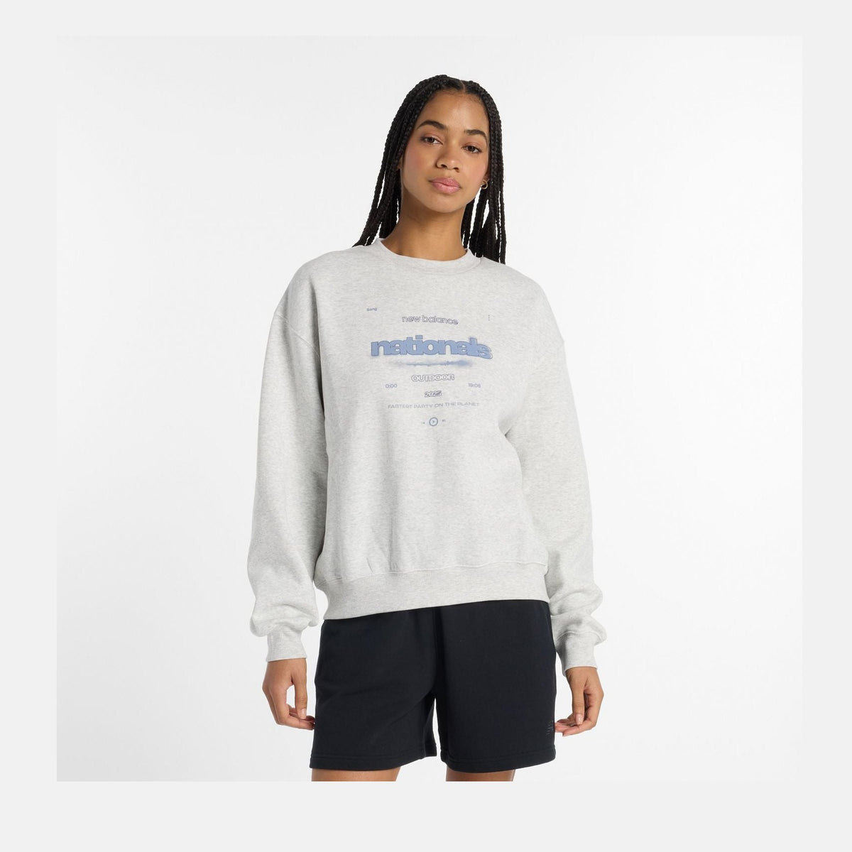 New Balance Women's Sport Essentials Fleece Crew-1