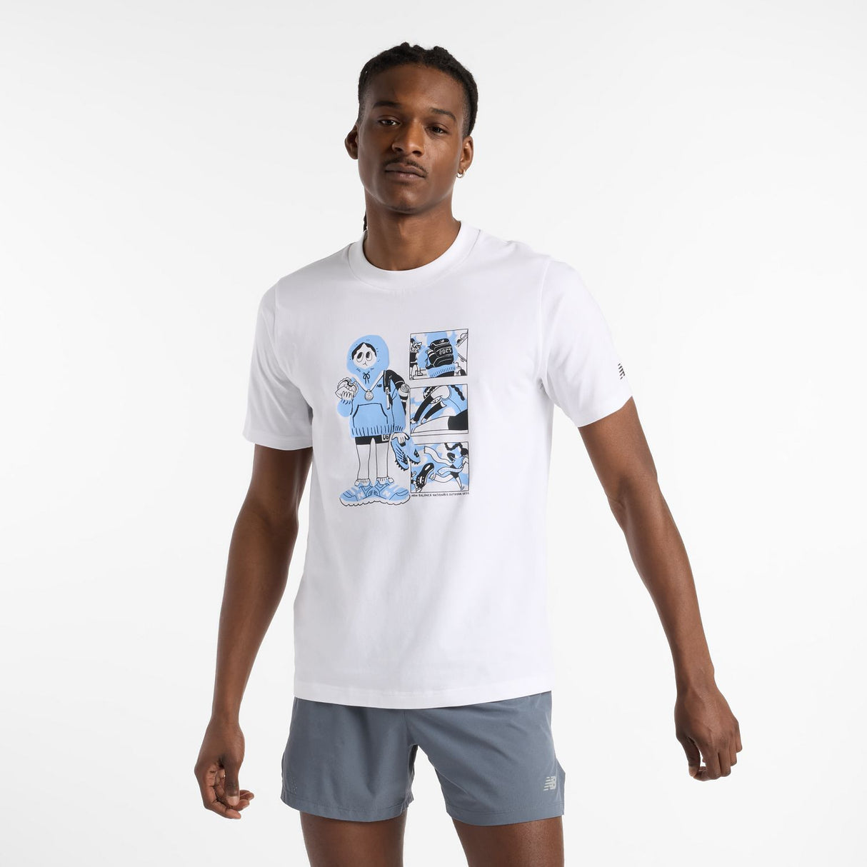 New Balance Men's Nationals Outdoor Sport Jersey Logo T-Shirt-1