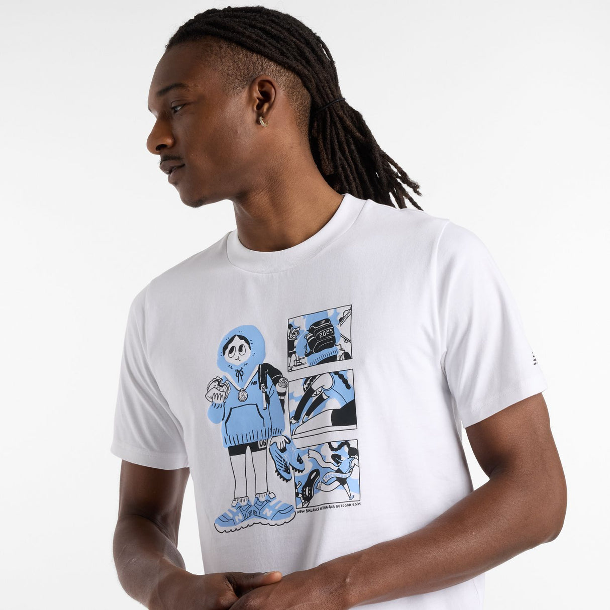New Balance Men's Nationals Outdoor Sport Jersey Logo T-Shirt-4
