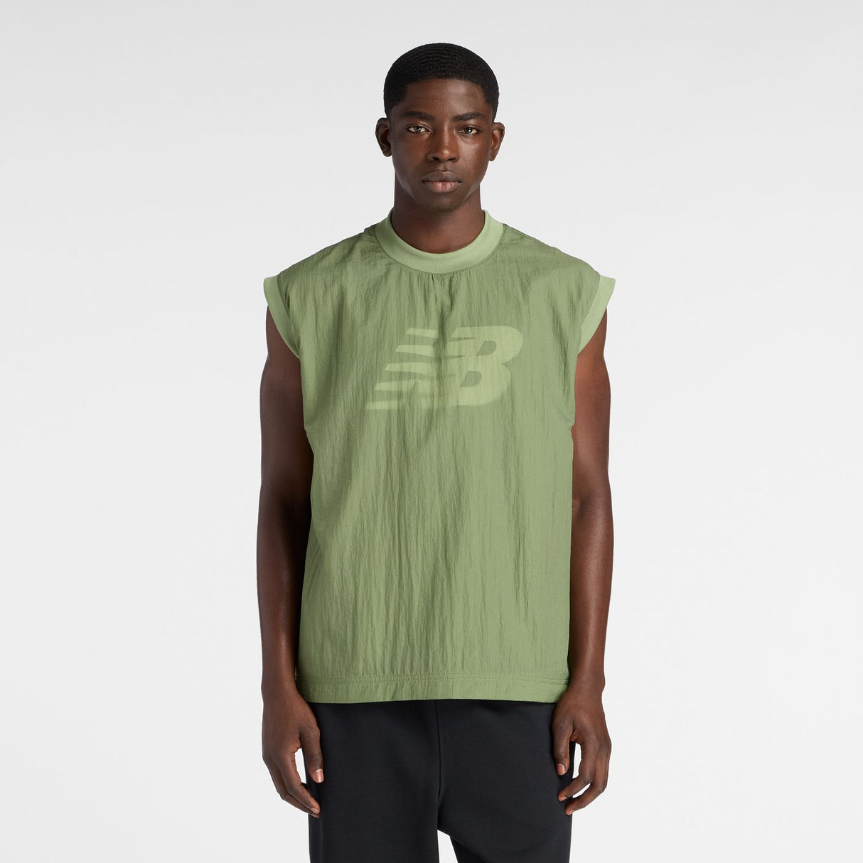 New Balance Men's 2 Layer Sleeveless-1