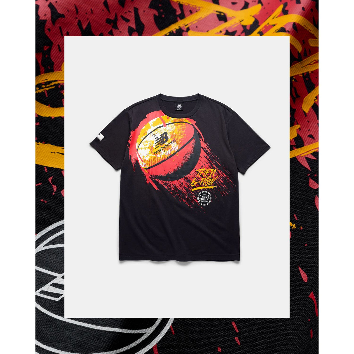 New Balance Men's Hoops Merged Era's On Fire Tee-5