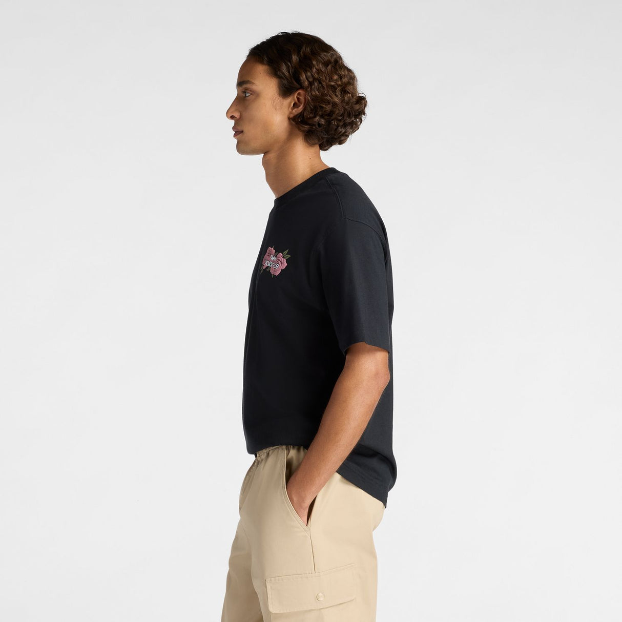 New Balance Men's Linear Rose T-Shirt-2