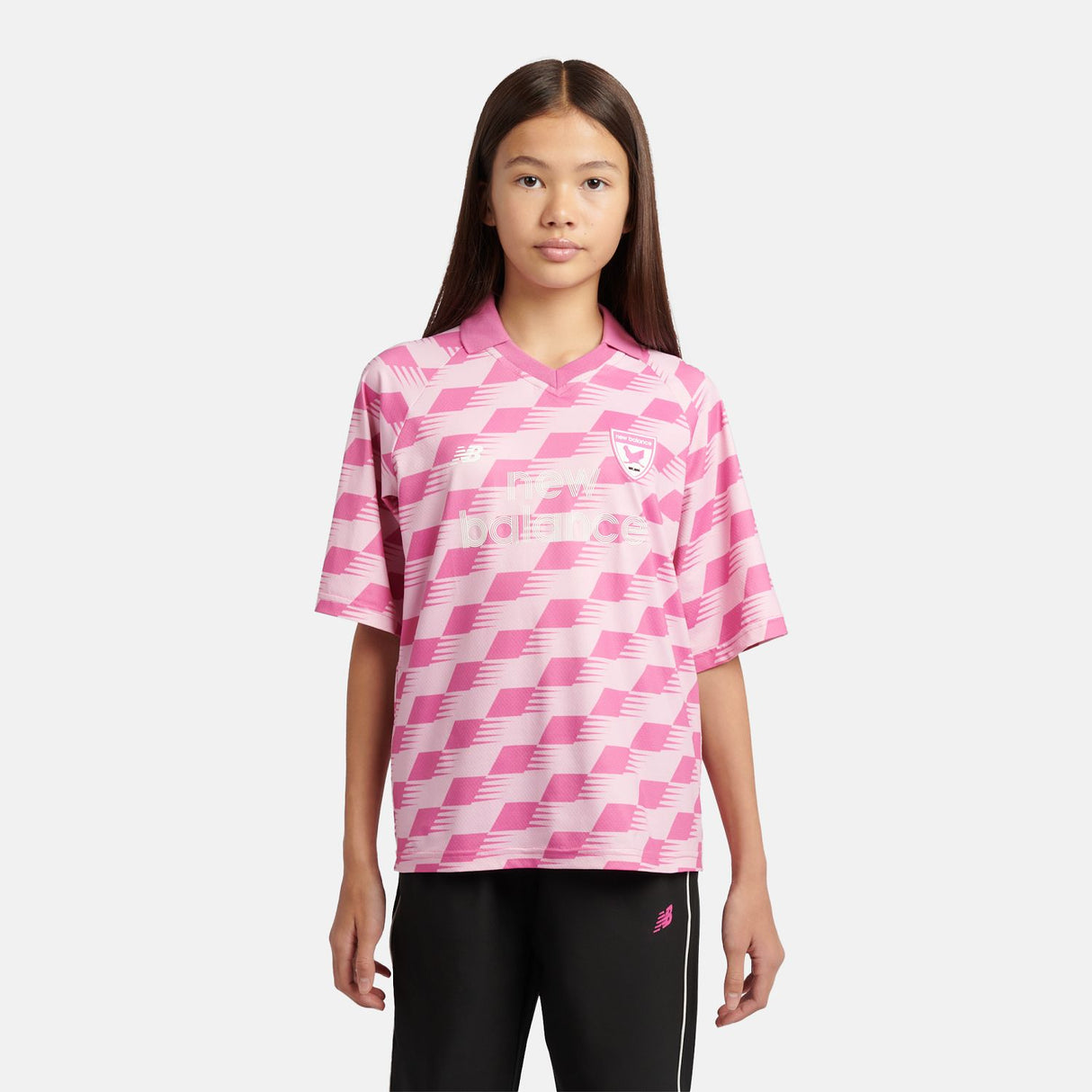 New Balance Girls' Megaspeed Printed Football T-Shirt-5