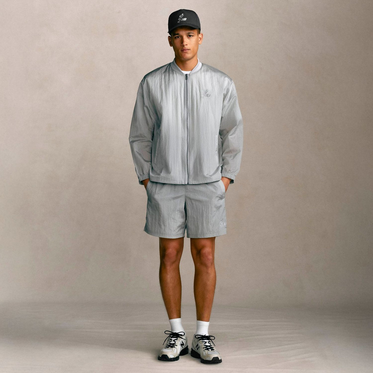 New Balance Men's Shohei Signature Crinkle Nylon Jacket-8