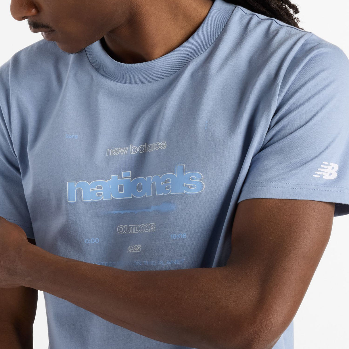 New Balance Men's Nationals Outdoor Sport Jersey Logo T-Shirt-4