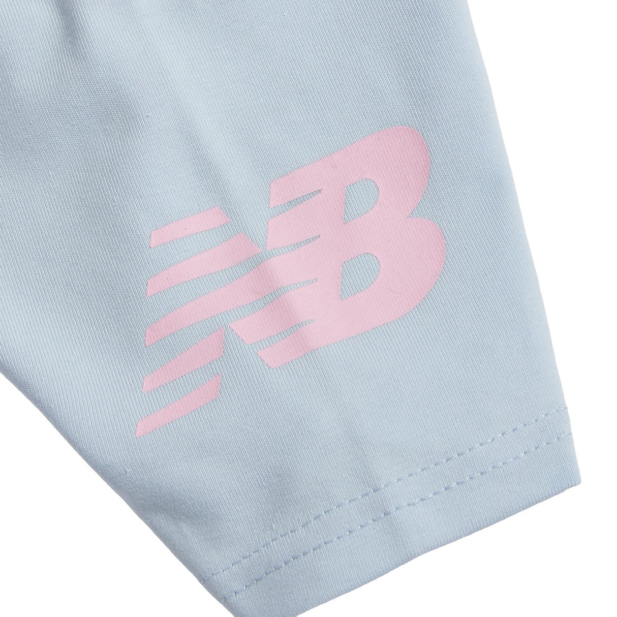 New Balance Girls' Stacked Logo Cycle Shorts-3