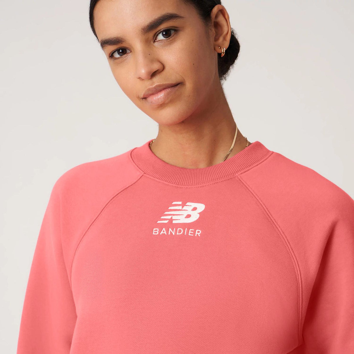 New Balance Women's Bandier Fleece Crewneck Sweatshirt-3
