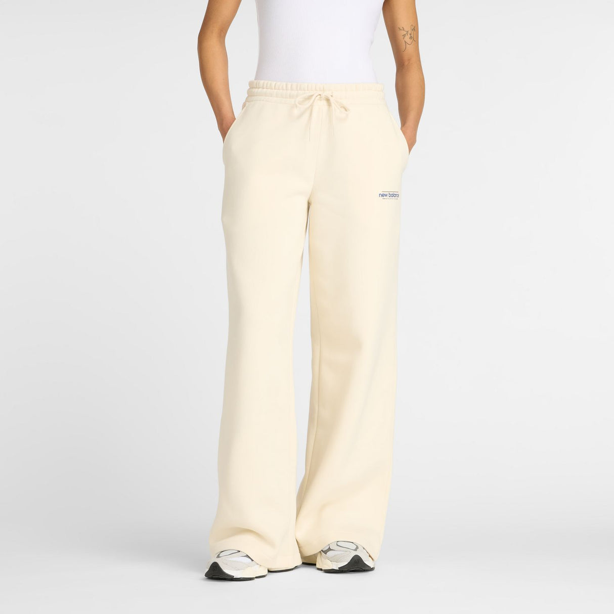 New Balance Women's Reimagined Fleece Wide Leg Pants-1