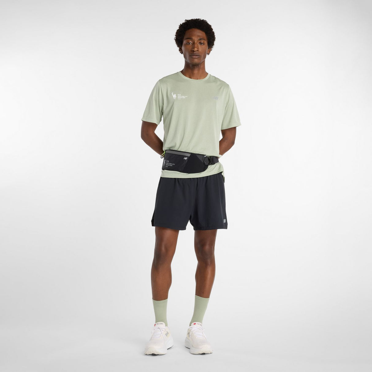 New Balance Men's NYC Marathon Athletics T-Shirt-1