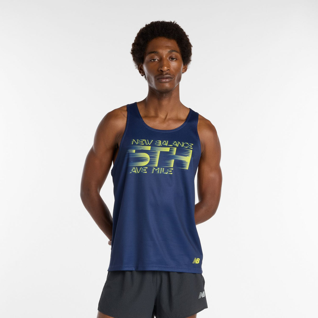 New Balance Men's 5th Avenue Mile Singlet-2