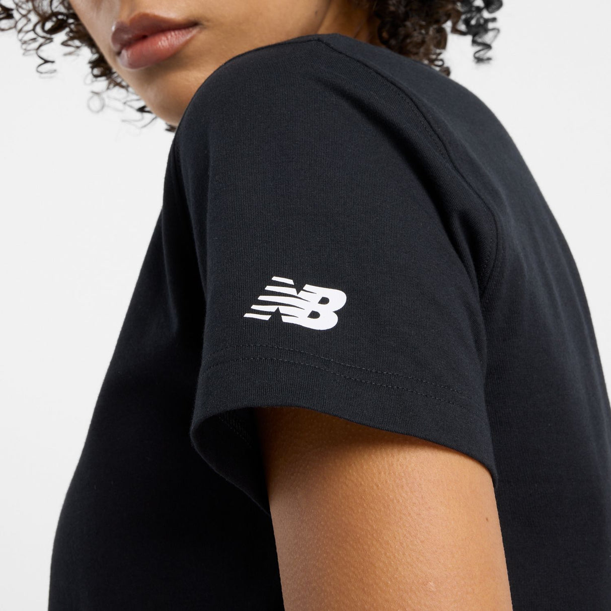 New Balance Women's Sport Essentials Jersey Logo T-Shirt-5