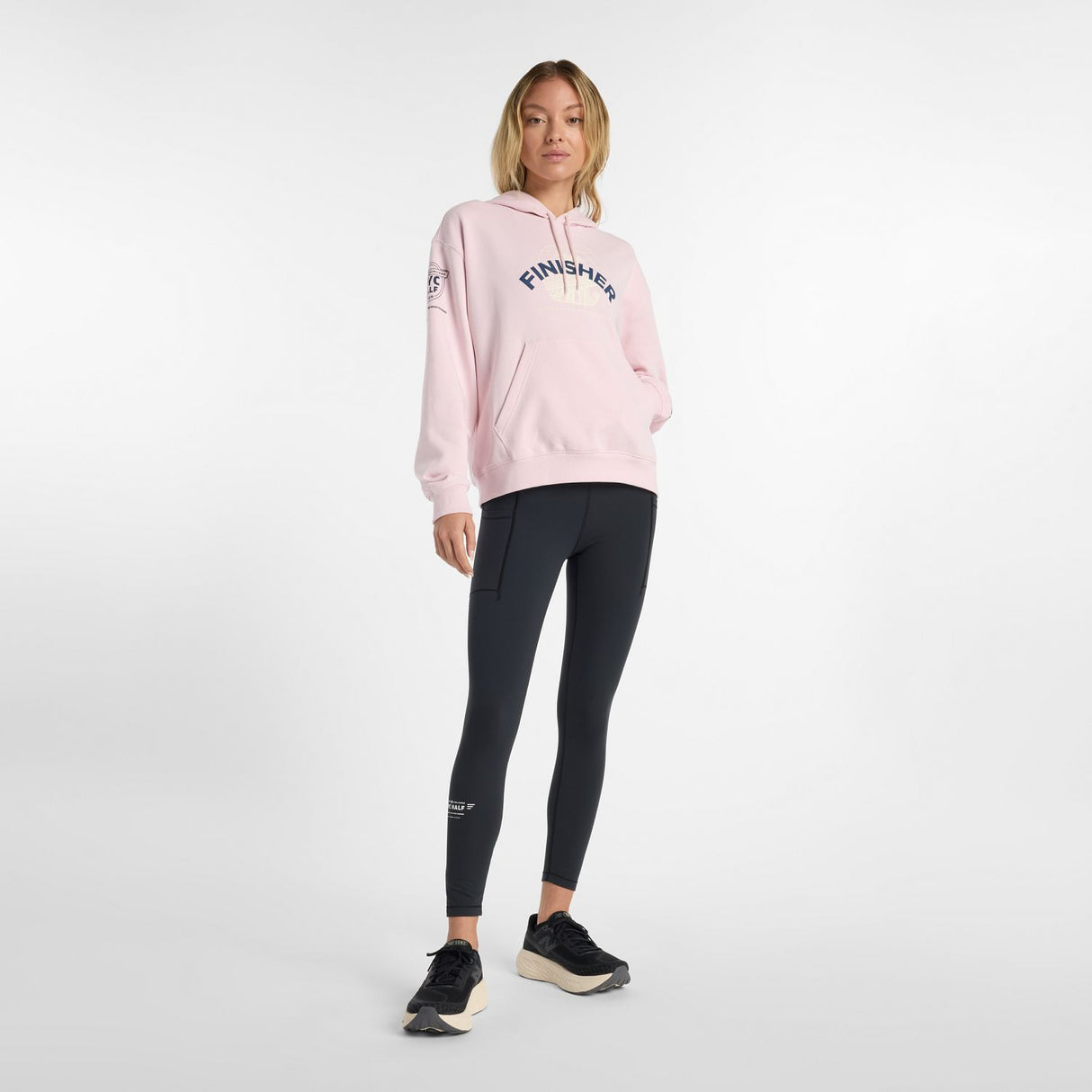 New Balance Women's United Airlines NYC Half French Terry Finisher Hoodie-1