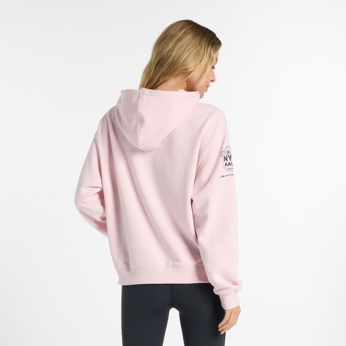 New Balance Women's United Airlines NYC Half French Terry Finisher Hoodie-5
