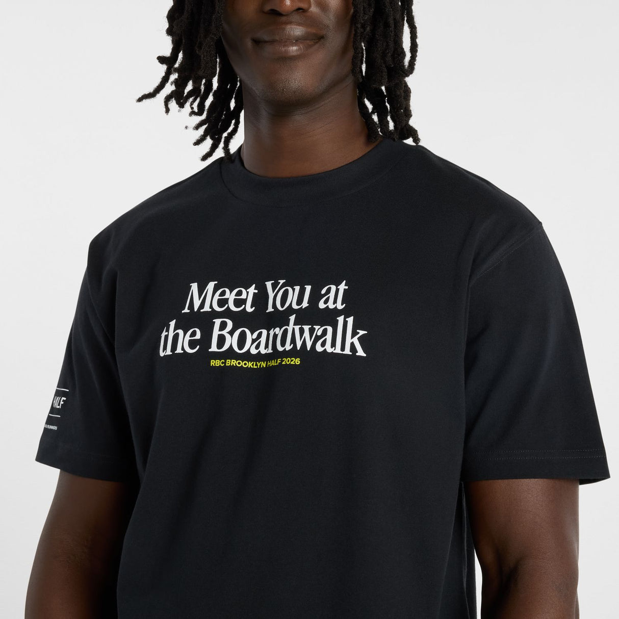 New Balance Men's RBC Brooklyn Half Slogan Graphic T-Shirt-4